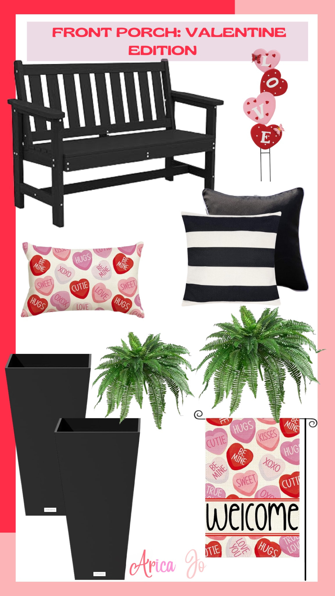 The only thing that makes taking down Christmas Decor is putting out upcoming holiday decor ❤️ 

Front Porch Links. Outdoor Links. Front Porch Decor Links. Amazon Links. Valentine Links. Valentine Decor Links. Valentine Outdoor Decor Links.  

 

#LTKSeasonal #LTKHome #LTKStyleTip