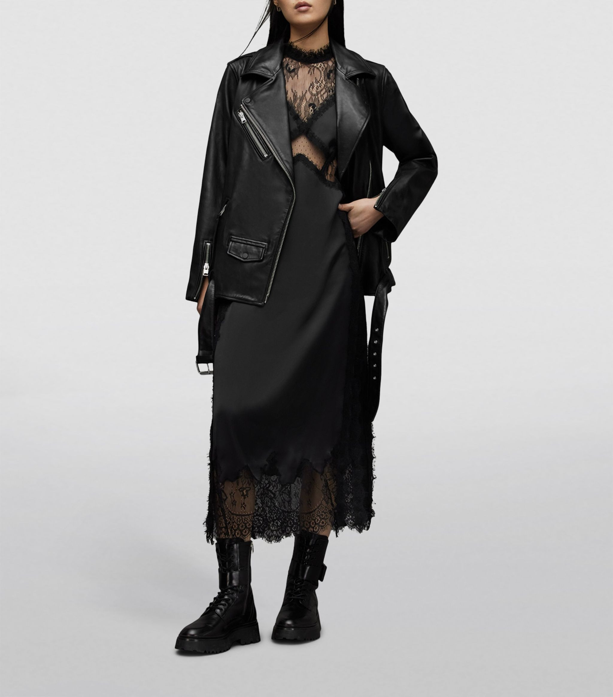 Leather Billie Biker Jacket | Harrods