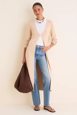 Cream Knit Aiden Duster | Tuckernuck (US)