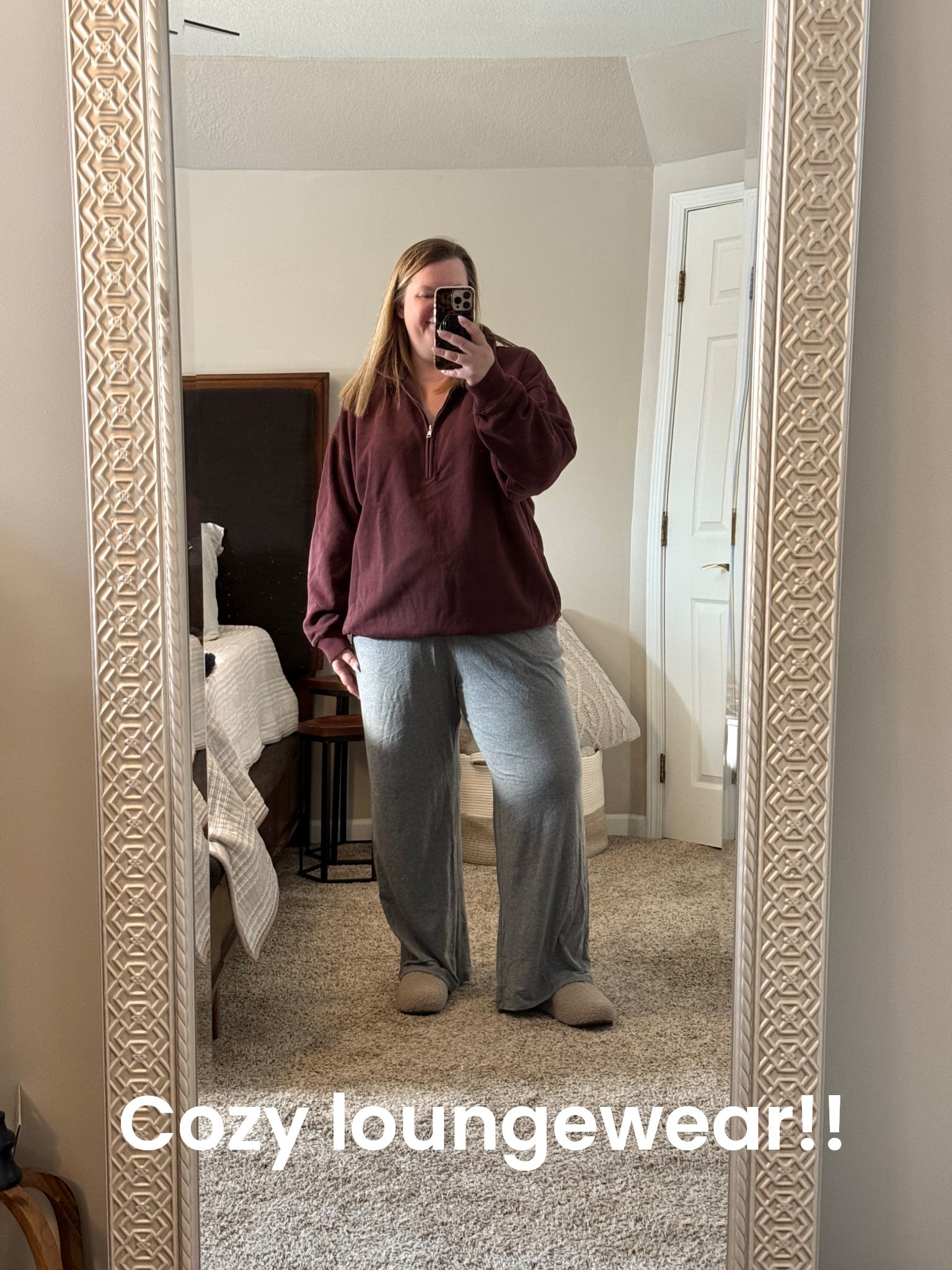 Wearing an xxl in the top and xl in the pants. These slippers have been my go to pair for years and I own in a few colors  

#LTKGiftGuide #LTKOver40 #LTKCyberWeek