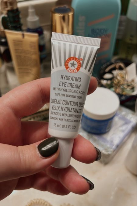 I ordered this First Aid Beauty eye cream and am really pleased with it so far! Nice and hydrating without being too heavy or greasy. Pretty affordable, too!

#LTKStyleTip #LTKBeauty #LTKFindsUnder50