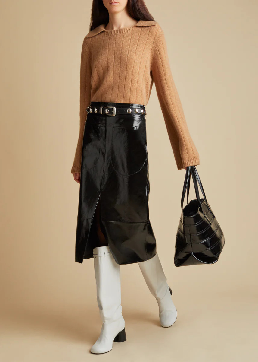 The Mateo Sweater in Desert | Khaite