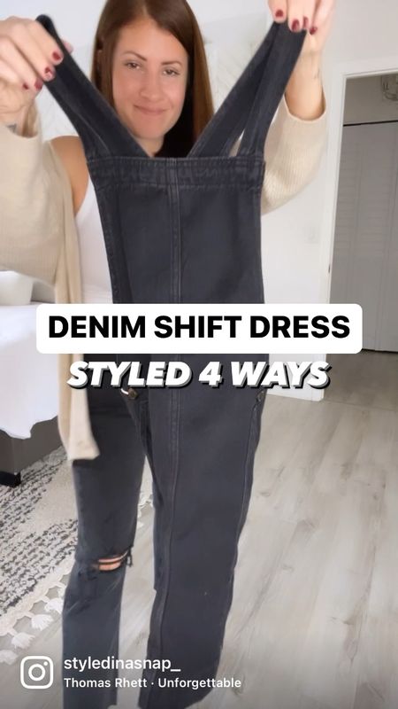 Denim Shift Dress | Styled 3 Ways | Target 

#LTKSeasonal #LTKstyletip
