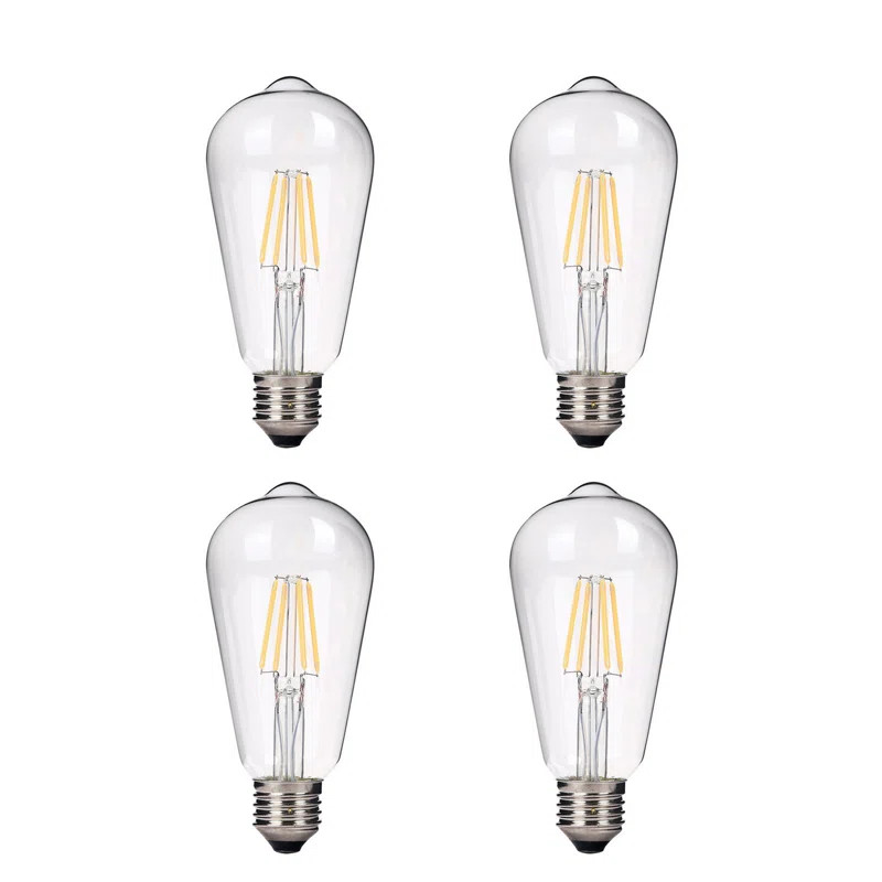 40 Watt Equivalent ST64 E26/Medium (Standard) Dimmable 2700K LED Bulb | Wayfair North America