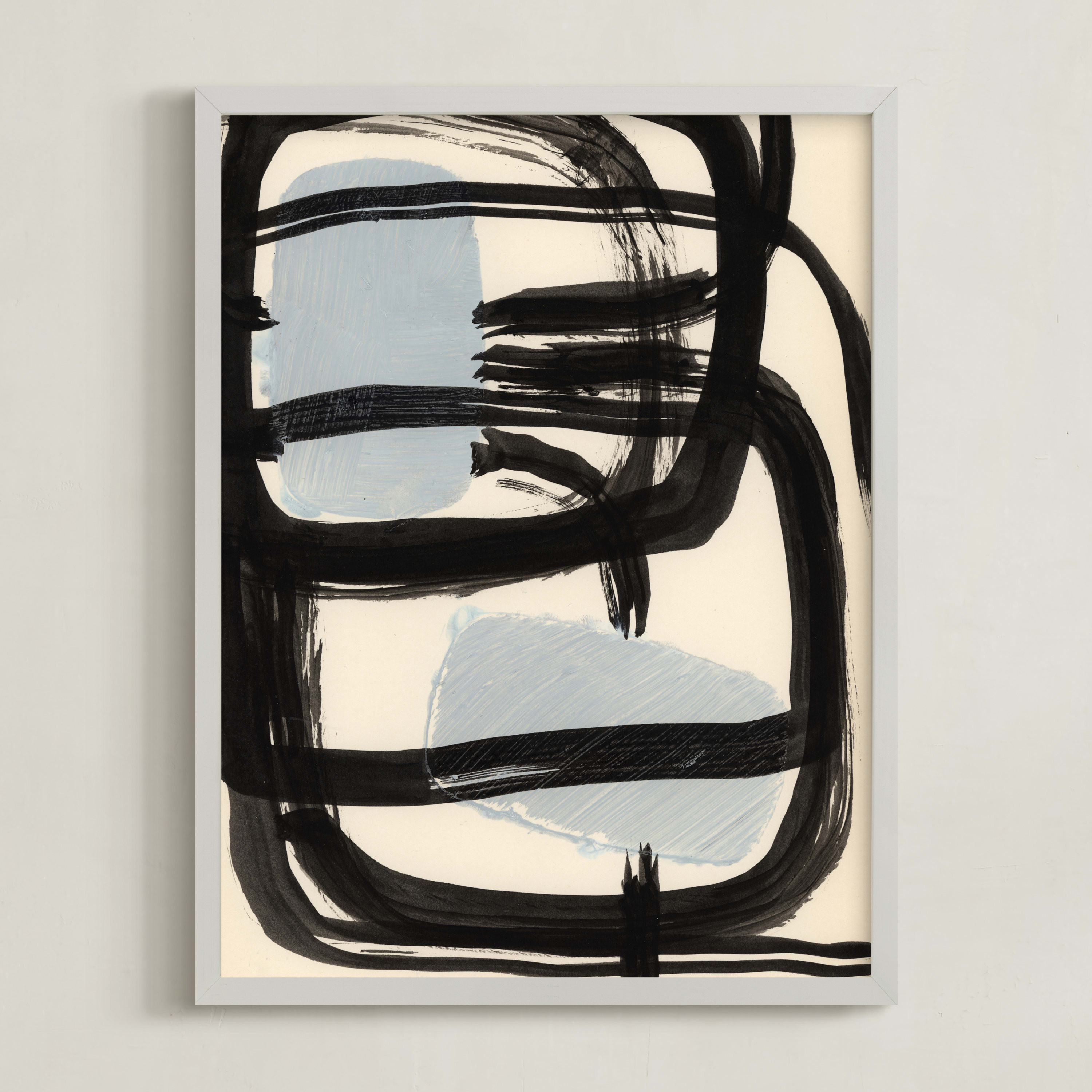 "Encapsulated Shapes II" - Painting Limited Edition Art Print by Bethania Lima. | Minted