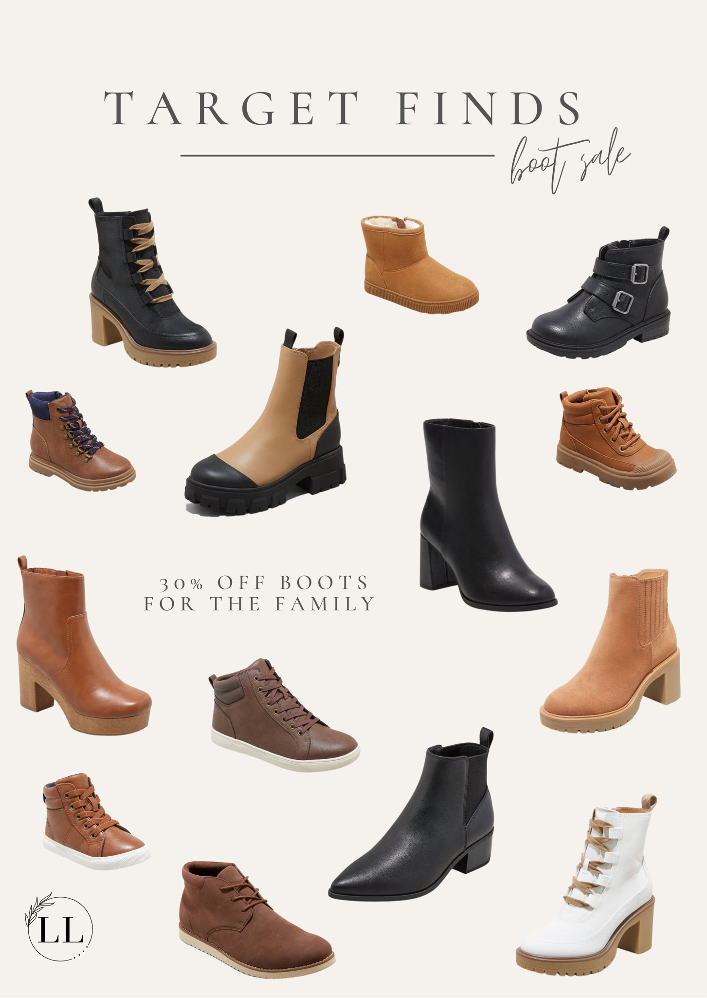 Target Finds: Boots for the Family

#target #targetfinds #fashion #style #salealert #shoesale #targetsale

#LTKsalealert #LTKfamily #LTKunder50