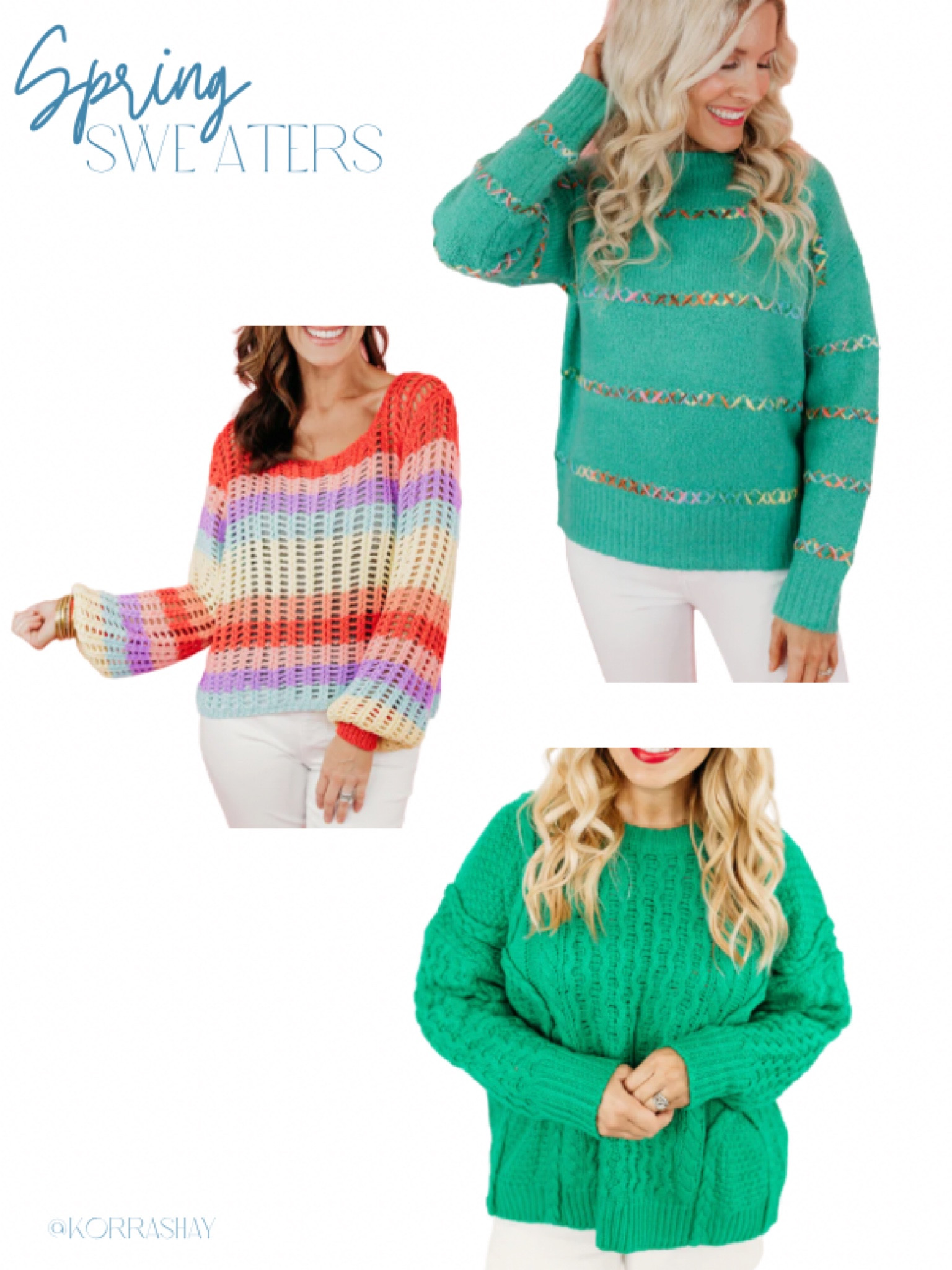 Cute and fun spring time sweaters for spring 2023!

#LTKSale #LTKSeasonal #LTKFind