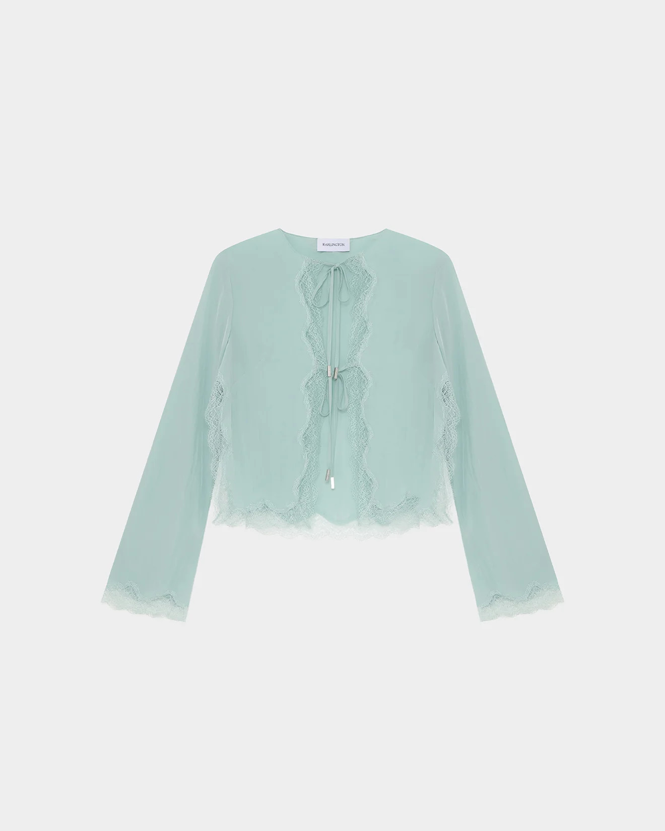 Filipa Cardigan in Satin & Lace | 16Arlington