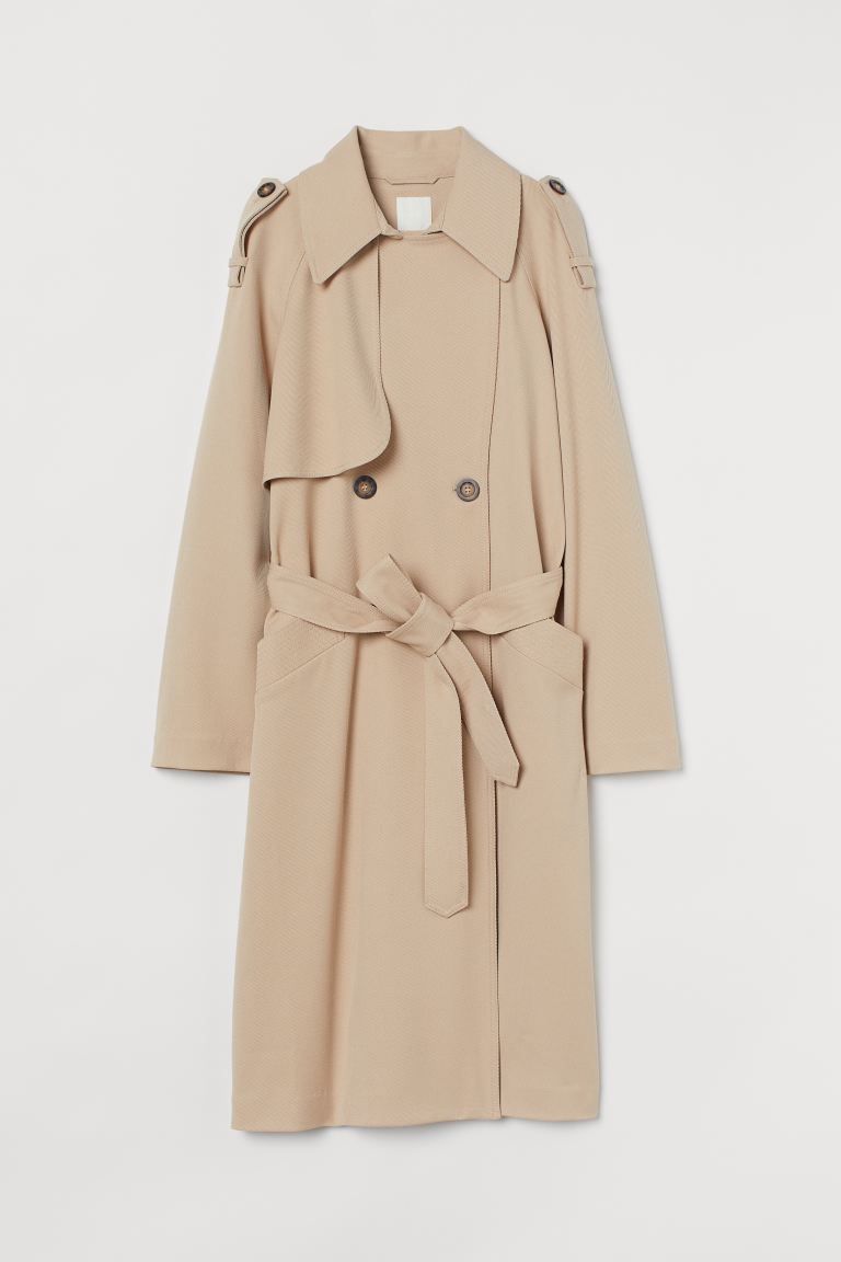 Double-breasted trenchcoat | H&M (DE, AT, CH, NL, FI)