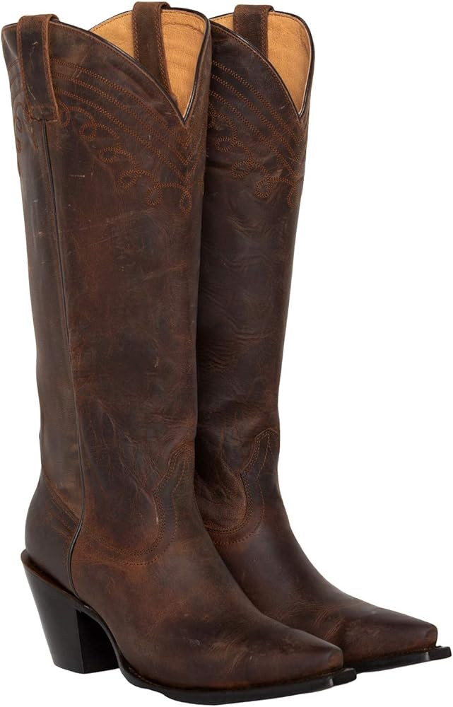 Shyanne Women's Charlene Tall Cowboy Boot Snip Toe - BBW120 | Amazon (US)
