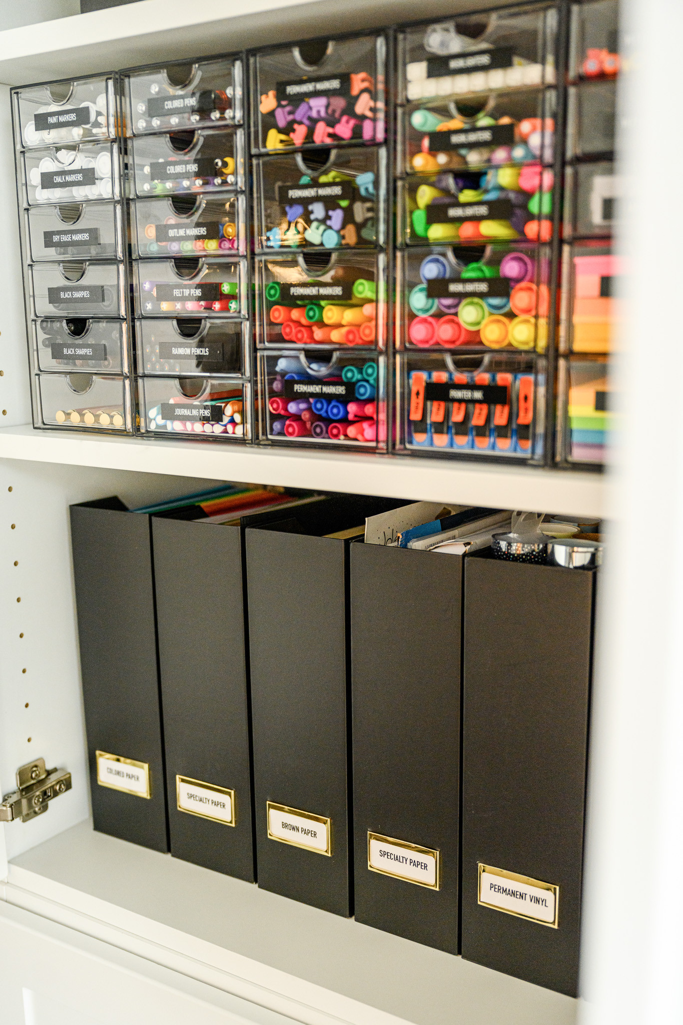 I'm obsessed with this method of organizing my office supplies! This is best system I've used by far and it's the easiest way to KEEP things organized! This also works well for kids art supplies, makeup and bathrooms!
#officeorganization #kidsartsupplies #wh #workfromhome

#LTKKids #LTKFamily #LTKHome