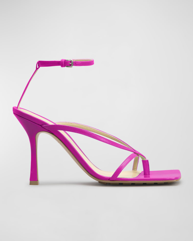 Bottega Veneta Multi Strap Stretch High-Heel Sandals | Neiman Marcus