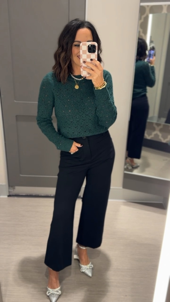 Y’all this lace pullover styled with this pair of cropped pants is such a good look for your next Holiday party! ✨

Holiday look, fall fashion, elevated casual, chic style, cropped pants, high rise pants, Target style, VintagePickin



#LTKHoliday #LTKSeasonal #LTKootd