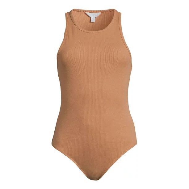 Time and Tru Women's Halter Rib Bodysuit - Walmart.com | Walmart (US)