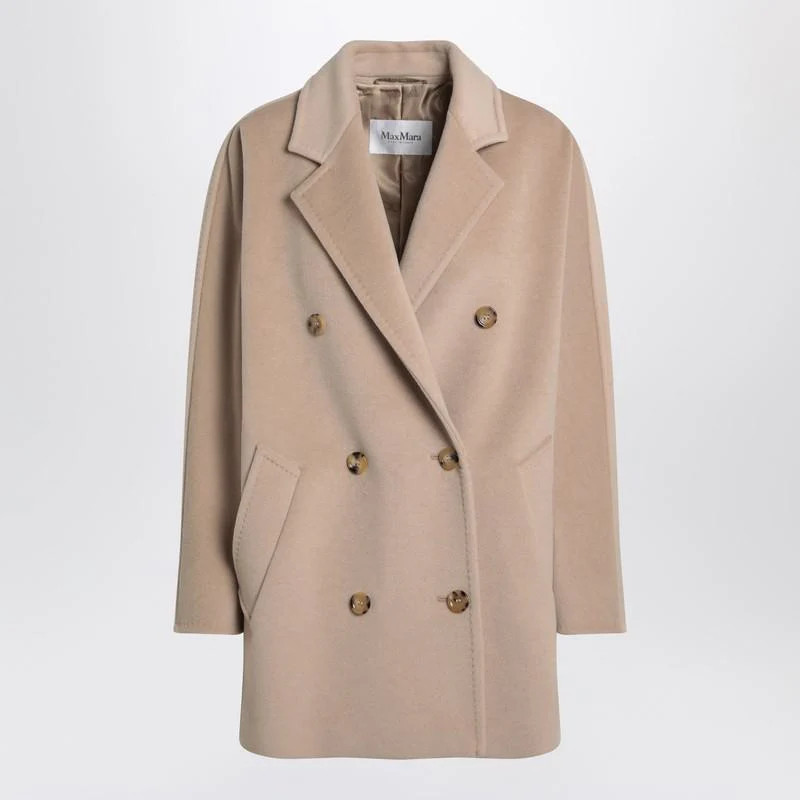 Max Mara 101801 Icon Short Coat In Écru | Baltini