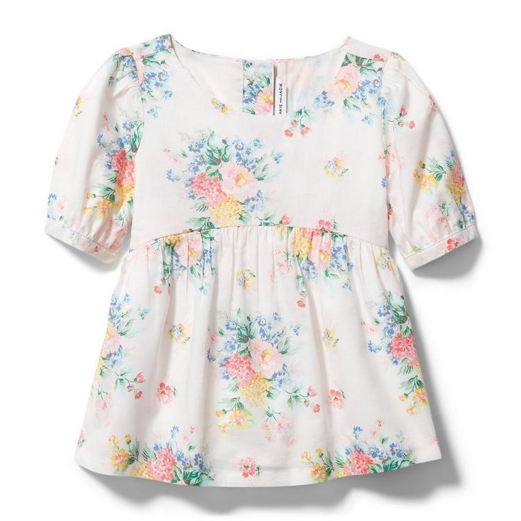 Floral Puff Sleeve Top | Janie and Jack