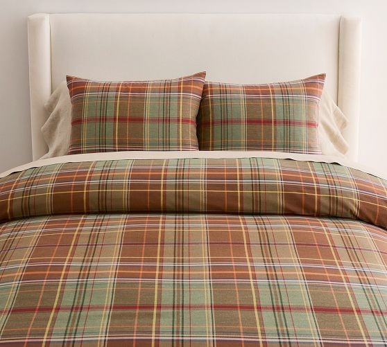 Woodrow Plaid Duvet Cover | Pottery Barn (US)