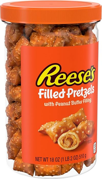 Reese's Filled Pretzels, Peanut Butter Pretzel Nuggets, Crunchy, Ready to Eat, Sweet and Salty Sn... | Amazon (US)