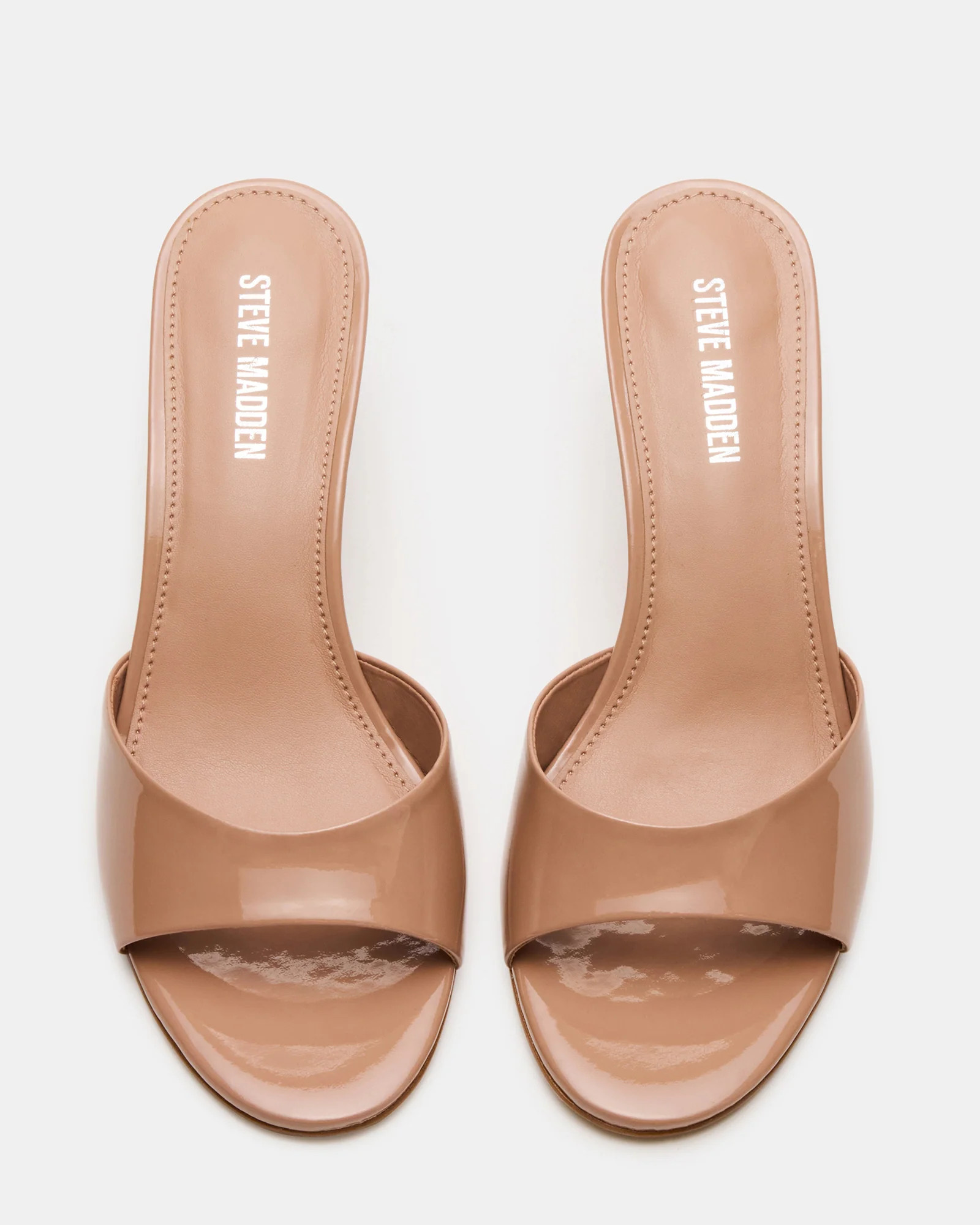 KENDRIX Blush Leather Women's Mule Heel | Steve Madden (US)