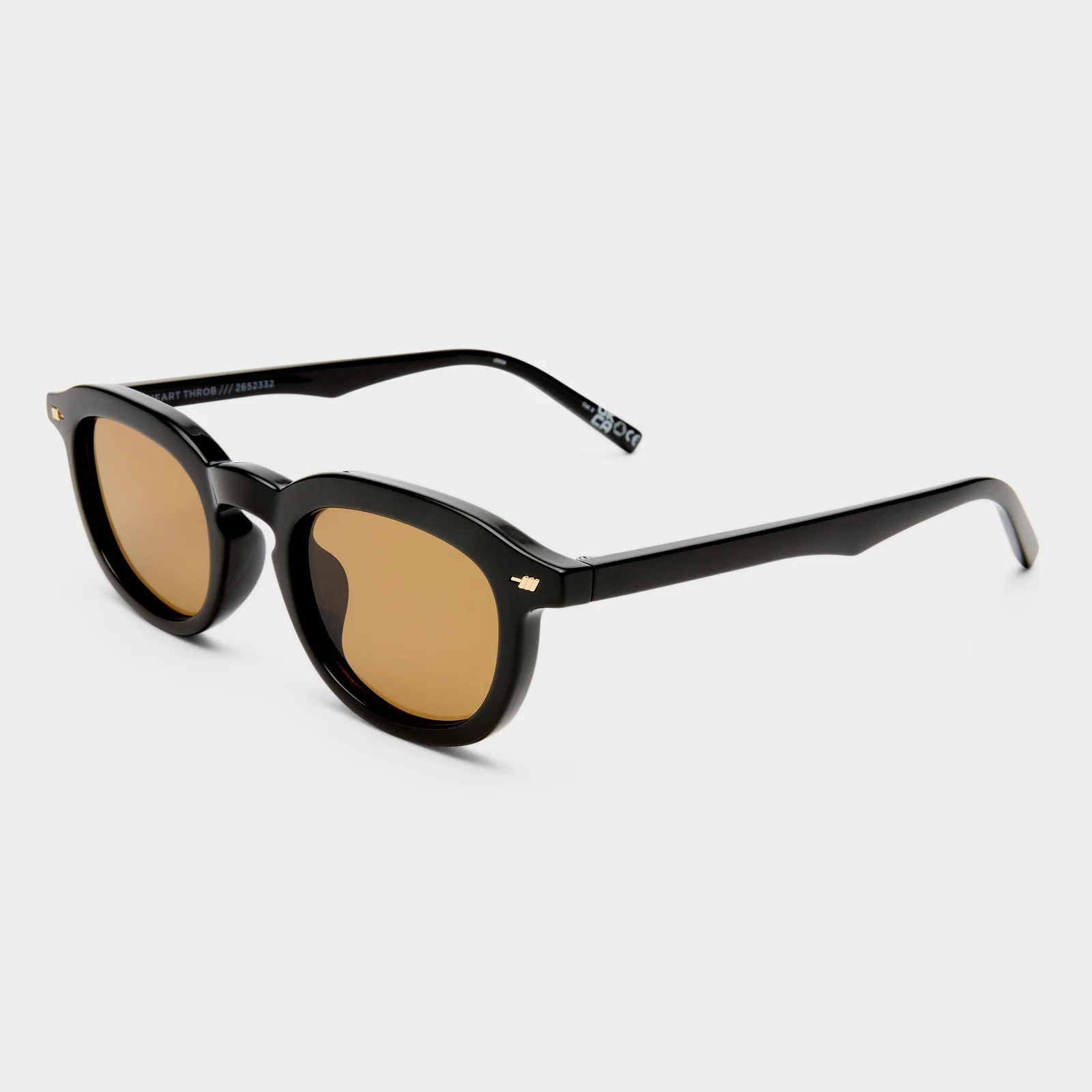 HEART THROB | BLACK LIGHT BROWN MONO | Le Specs (US)