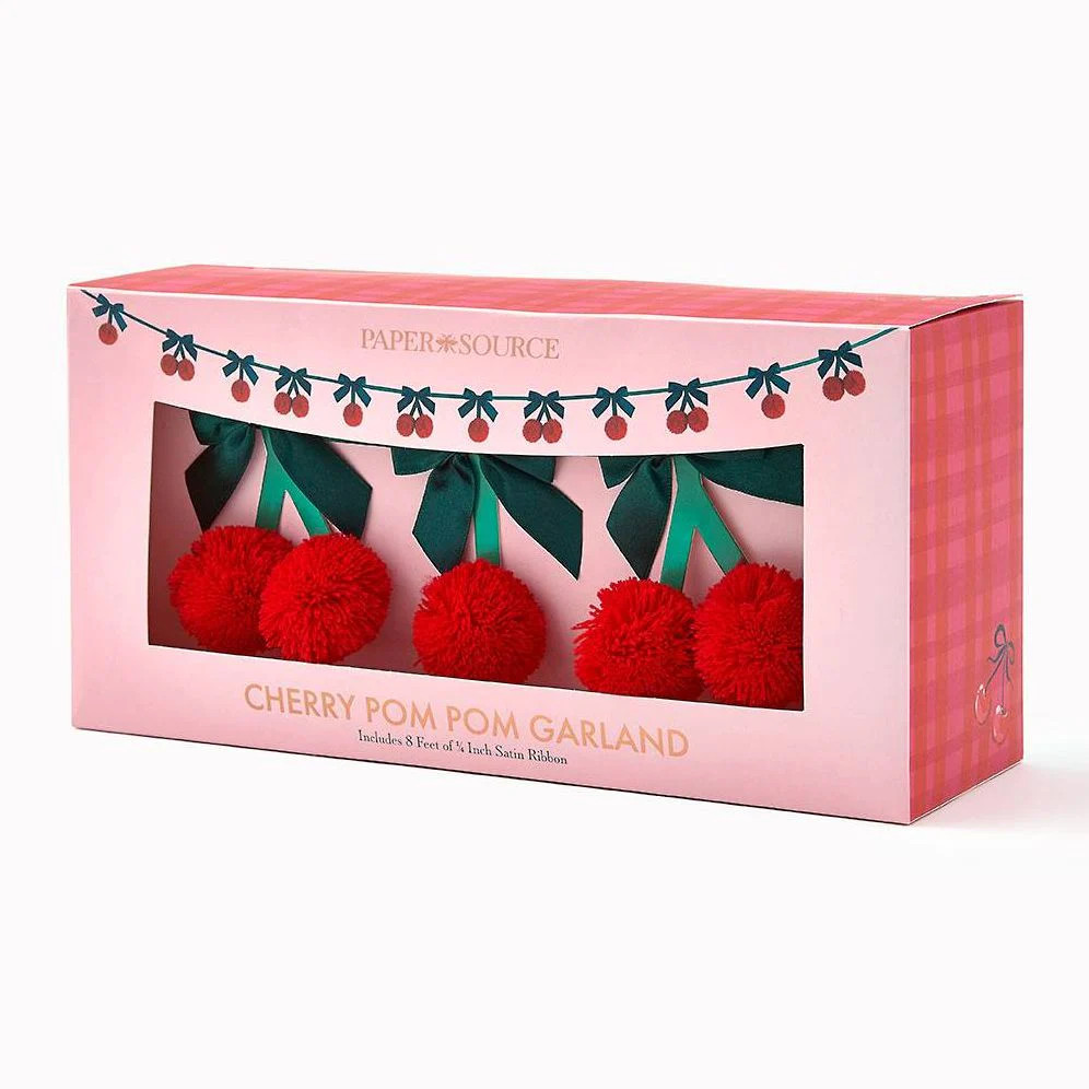 Cherry Pom Garland | Paper Source