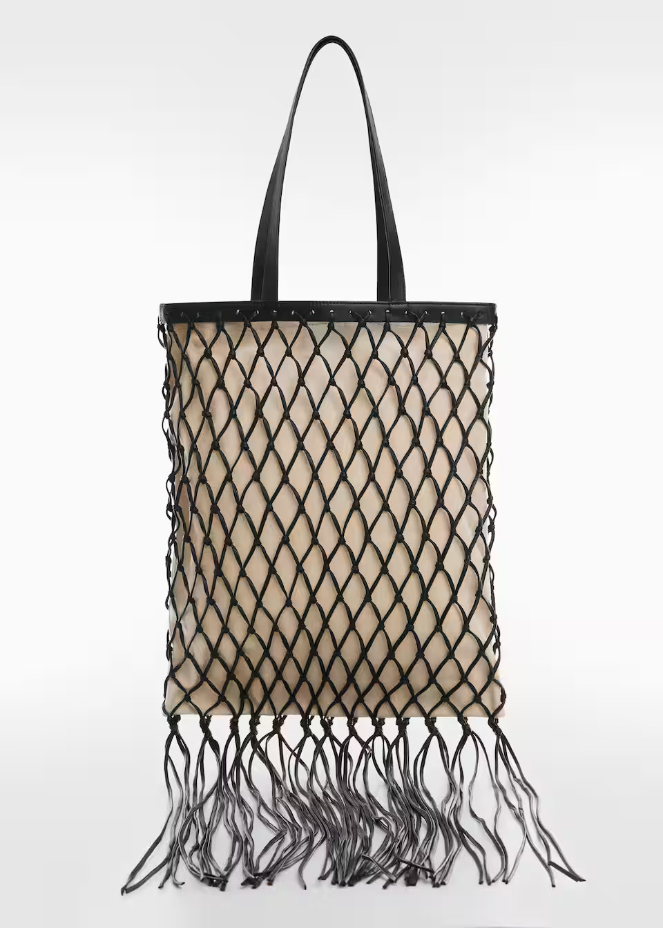 Leather shopper bag -  Women | Mango United Kingdom | MANGO (UK)