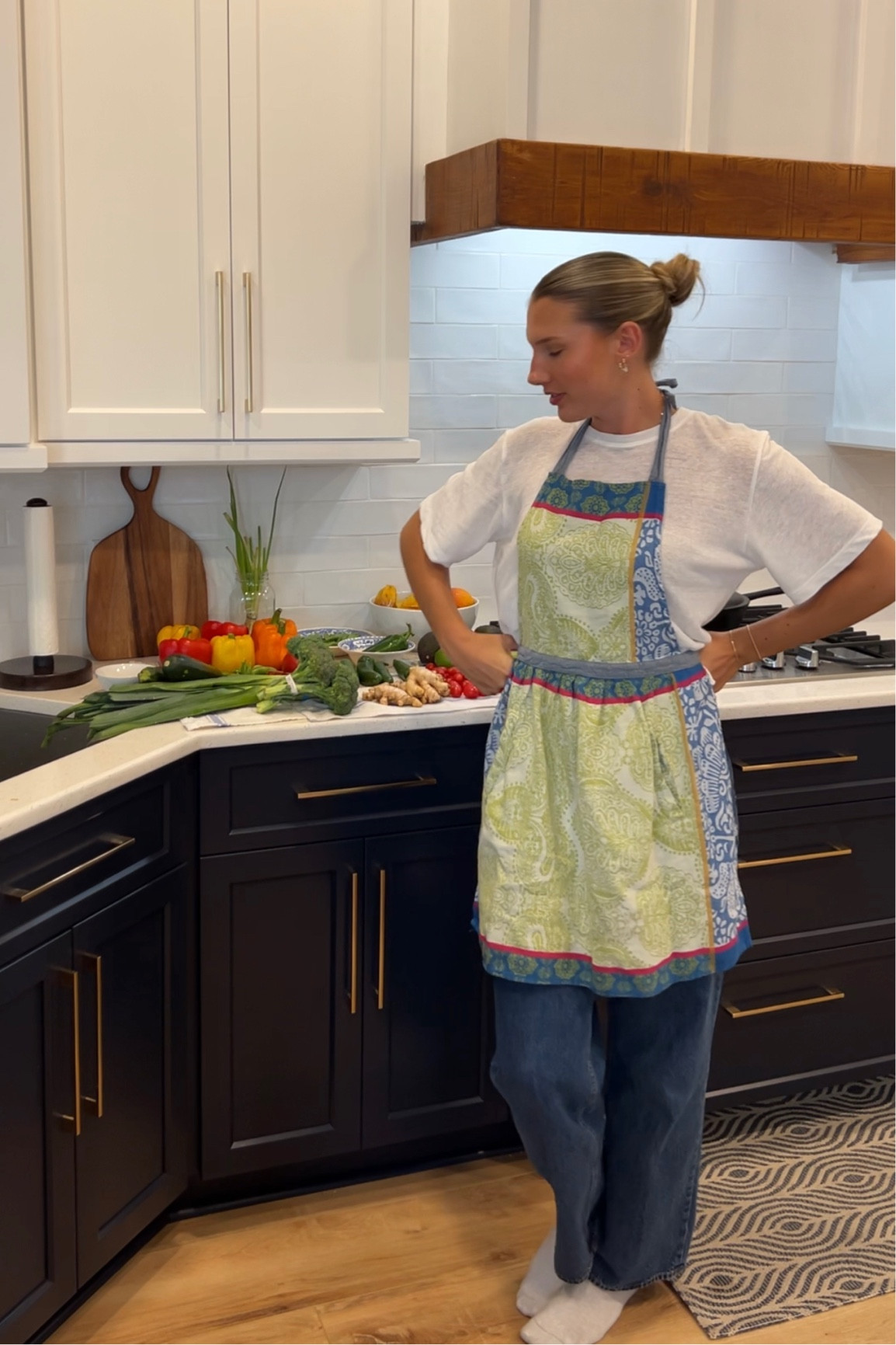 Similar apron on sale, favorite jeans on sale under $70! Wearing size 26 (typically a 27 but oversized fit) long! 

#LTKsalealert #LTKSeasonal #LTKhome