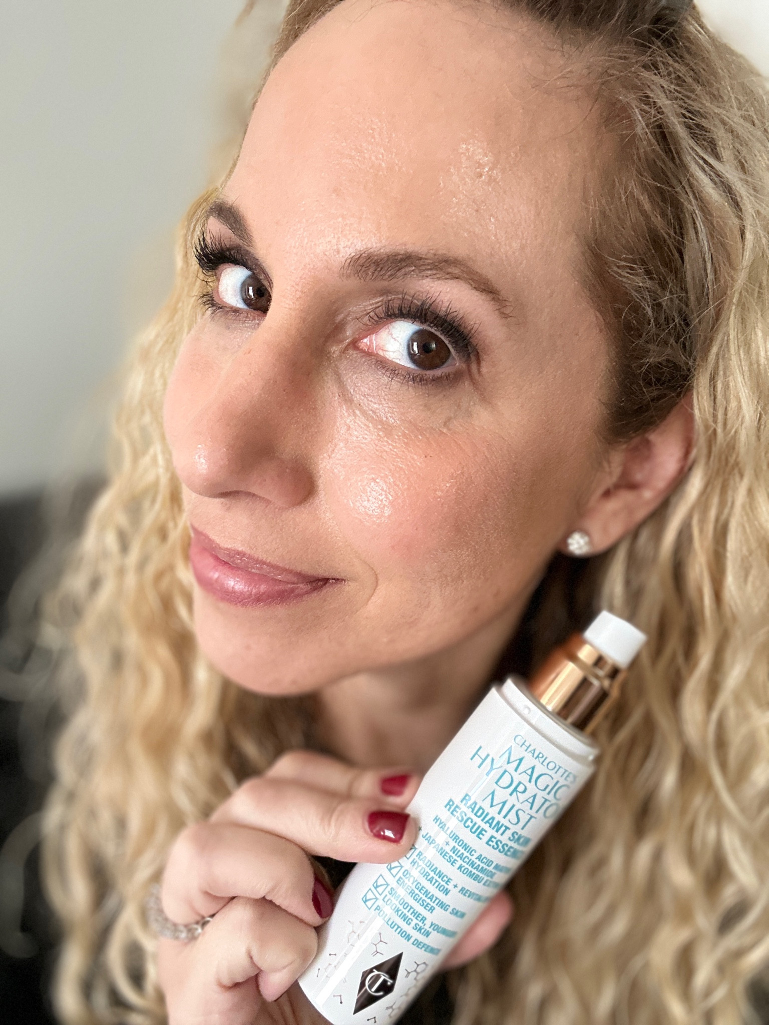 If you need an extra layer of moisture but don’t want to mess your makeup, this hydrating mist really delivers! My skin felt tight after traveling and this mist not only gave me immediate relief but my skin felt amazing the rest of the day and my makeup even looked better.

#LTKbeauty #LTKfindsunder50