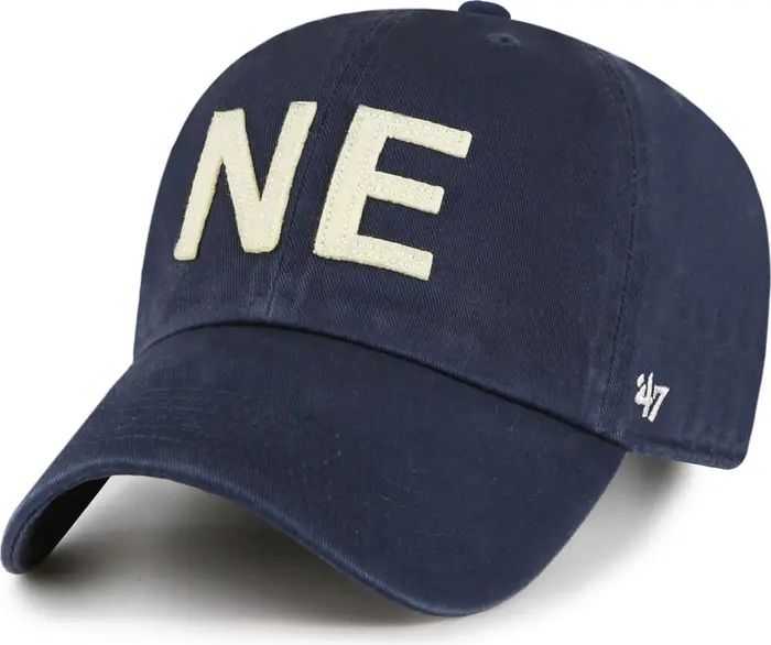 '47 Women's '47 Navy New England Patriots Finley Clean Up Adjustable Hat | Nordstrom | Nordstrom