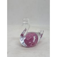 Vintage Glass Swan Figurine | Made in Sweden | Etsy (US)