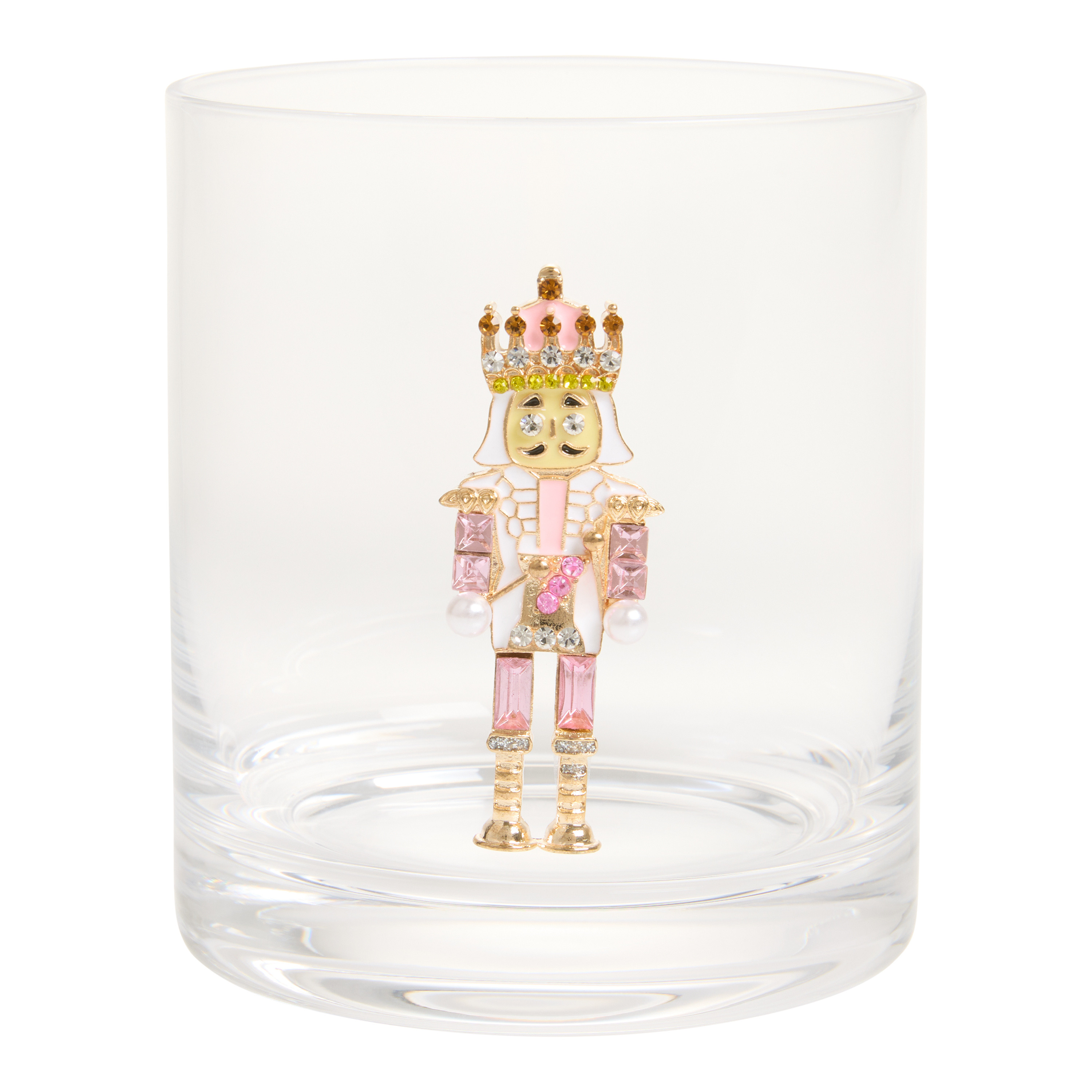 Charm Brooch Holiday Double Old Fashioned Glass | World Market