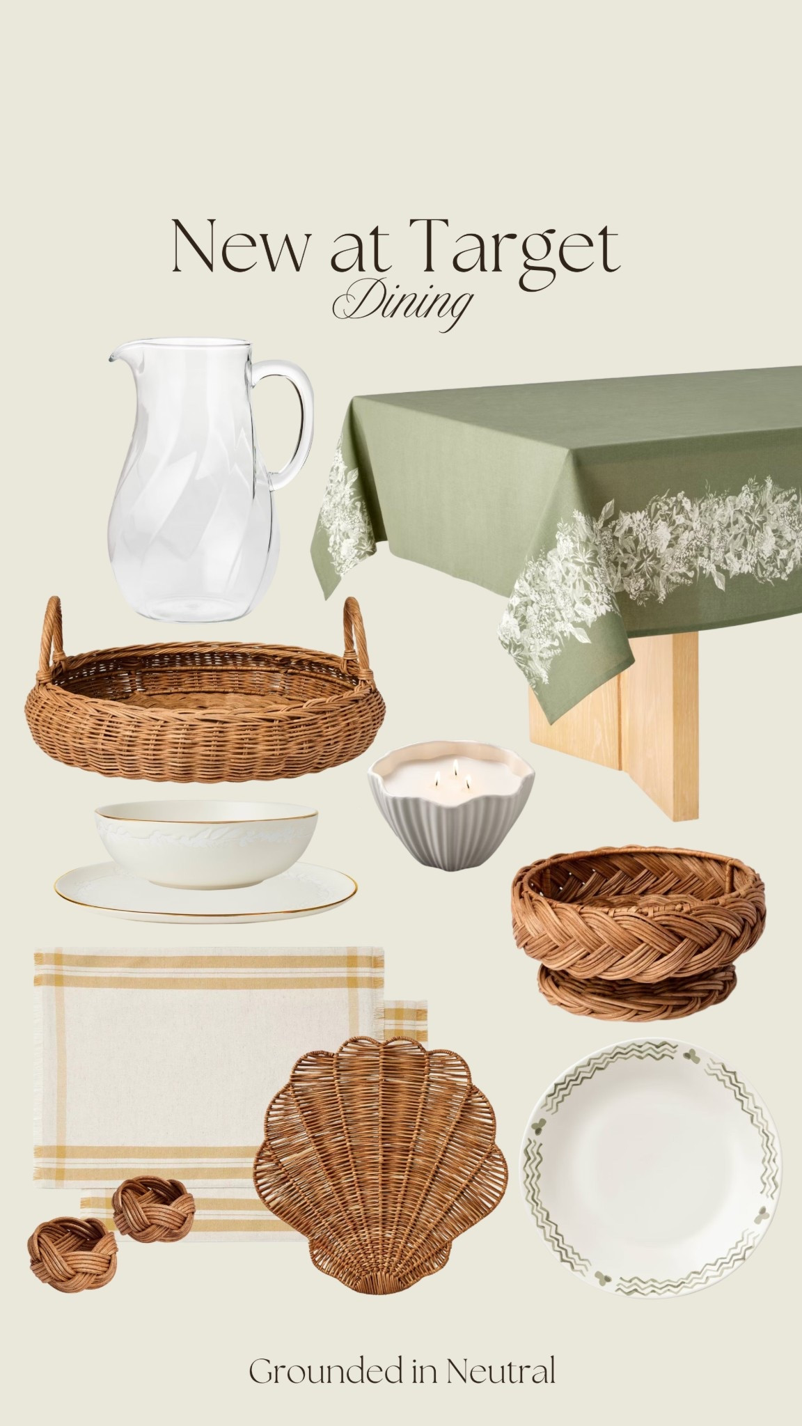 New summer dining finds at Target! 🐚🍽️🤍

#LTKHome #LTKSaleAlert