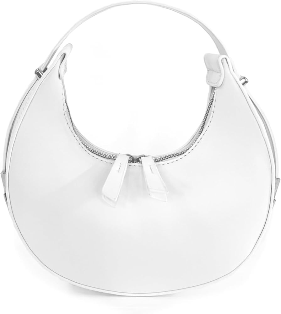 Small Purse for women,Trendy Cute Shoulder Bags Small Clutch Hobo Tote Handbag With Double Zipper... | Amazon (US)