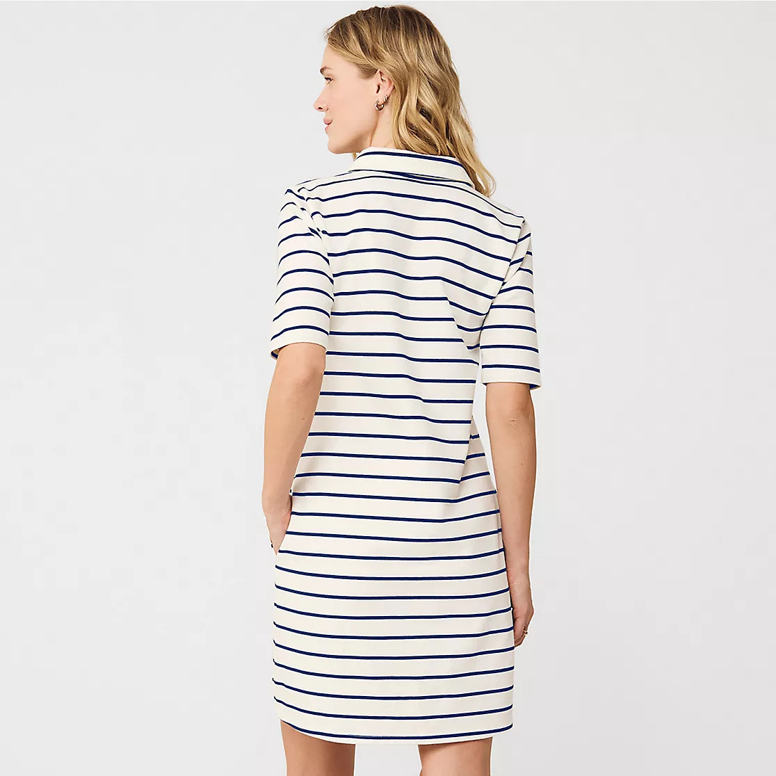 Women's Starfish Elbow Sleeve Polo Dress | Lands' End (US)