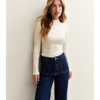 Women's Cream Long Sleeve Roll Neck Top New Look | New Look (UK)