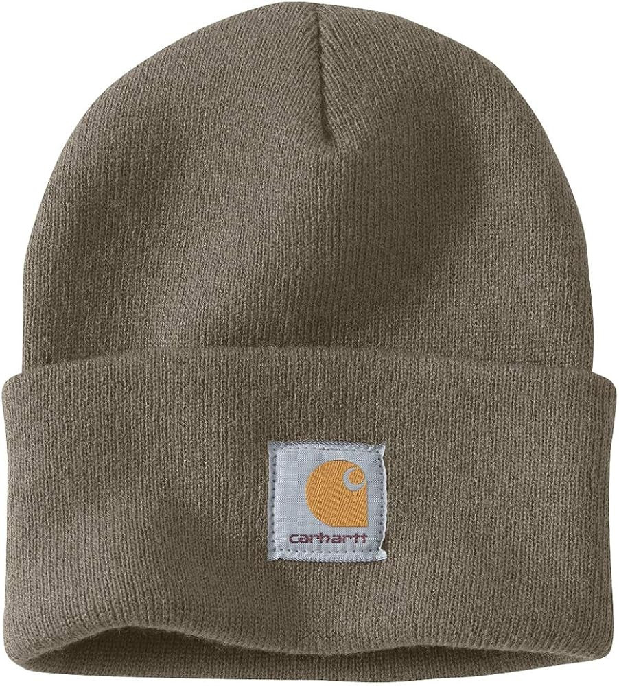 Carhartt Men's Knit Cuffed Beanie, Woodrose, One Size at Amazon Men’s Clothing store | Amazon (US)
