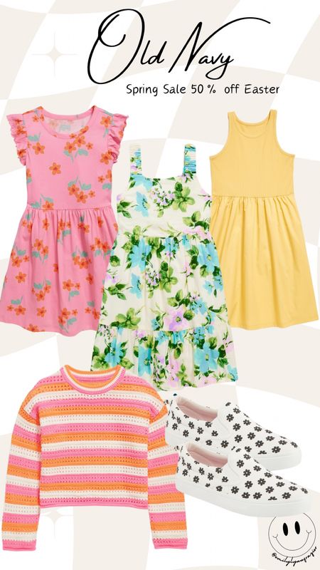 Girls spring sale at Old Navy! 

50% off most items

#LTKsalealert #LTKkids #LTKSeasonal