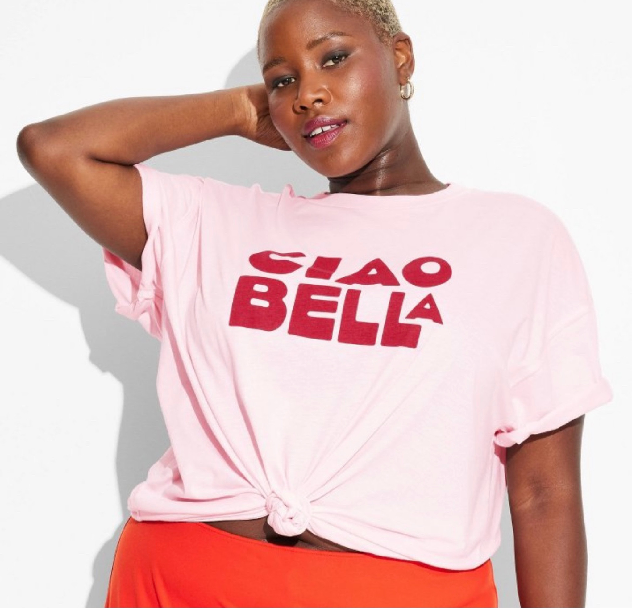 ciao Bella pink oversized tee 

#LTKSummerSales #LTKPlusSize #LTKMidsize