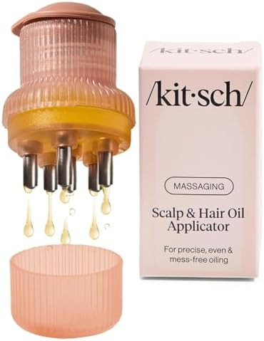 Kitsch Scalp & Hair Oil Applicator – Stainless Steel Bristles Scalp Oil Applicator for Even Dis... | Amazon (US)