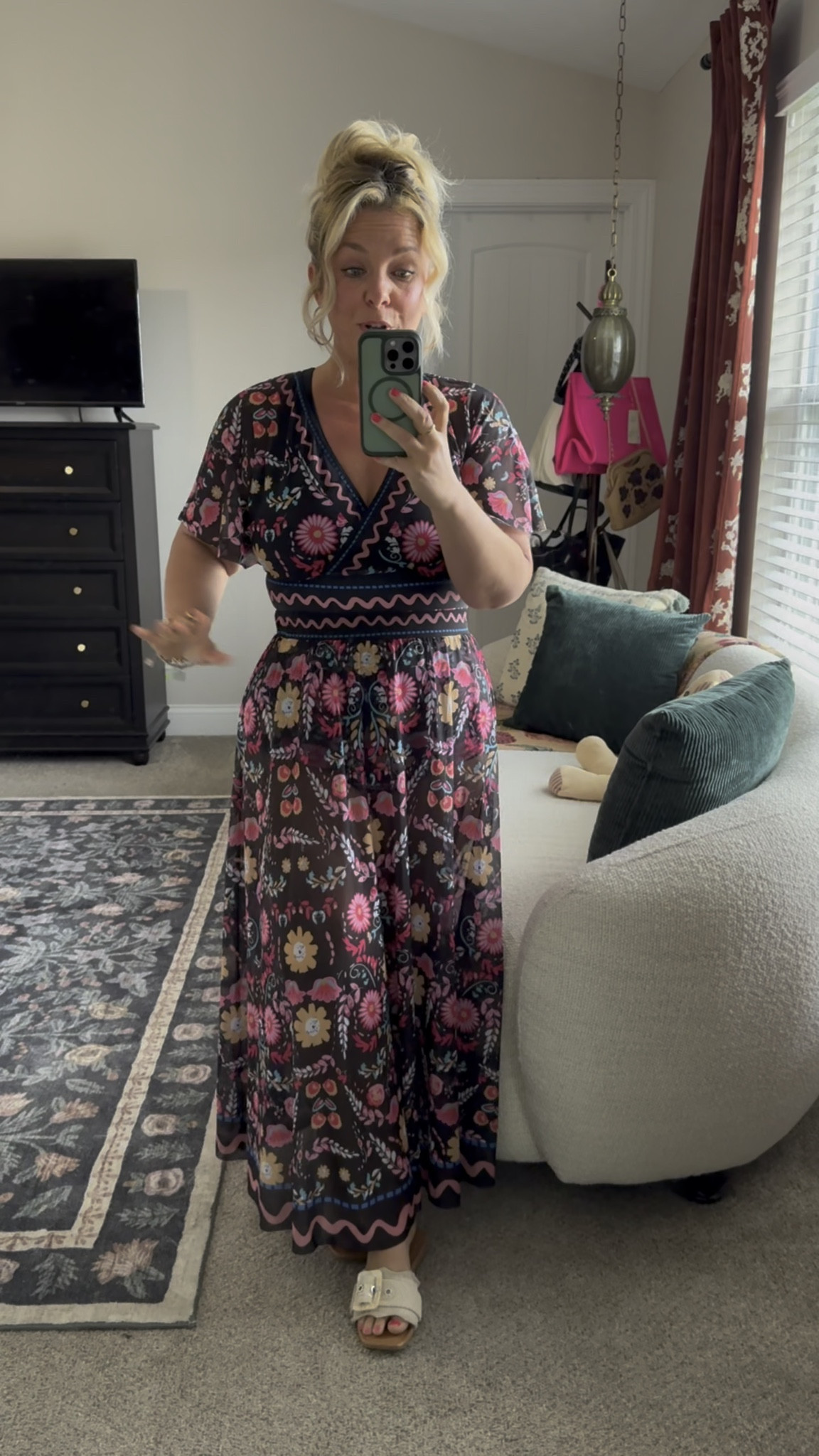 The cutest swimwear sets! Comes with the bathing suit and the matching cover up!

#LTKMidsize #LTKOver40 #LTKSwim