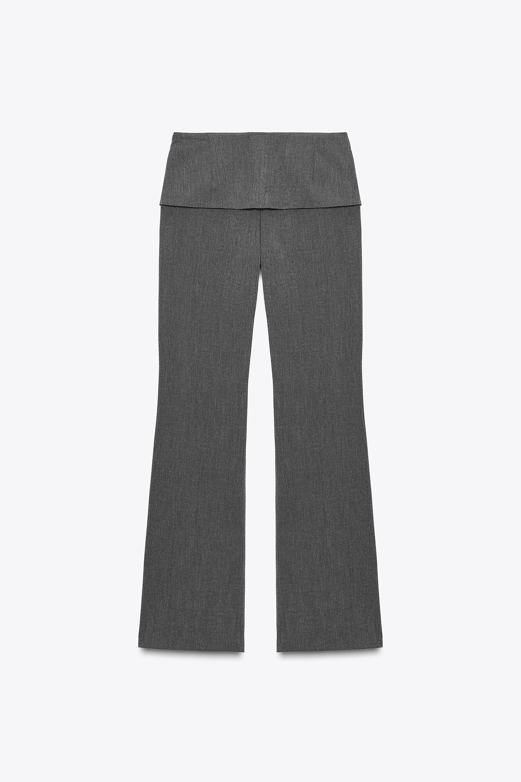 OVERLAY WAIST TROUSERS | Zara UK