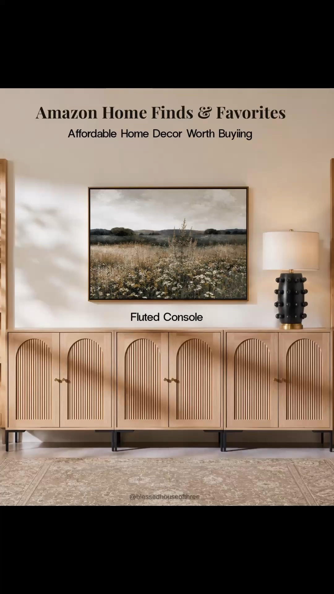 Amazon home decor finds for a neutral, organic modern living room 🤎 fluted console table, designer look for less lamp, neutral wall art, and rechargeable sconces that instantly elevate your space without the high-end price tag. If you’re building a cozy, minimal home with warm wood tones and layered textures, these are some of the best Amazon home finds to start with. 

Save for your next refresh & follow me on LTK for daily home decor & Amazon finds. Also, tap the bell to subscribe so you don’t miss any of my posts.

#LTKHome #LTKSaleAlert
