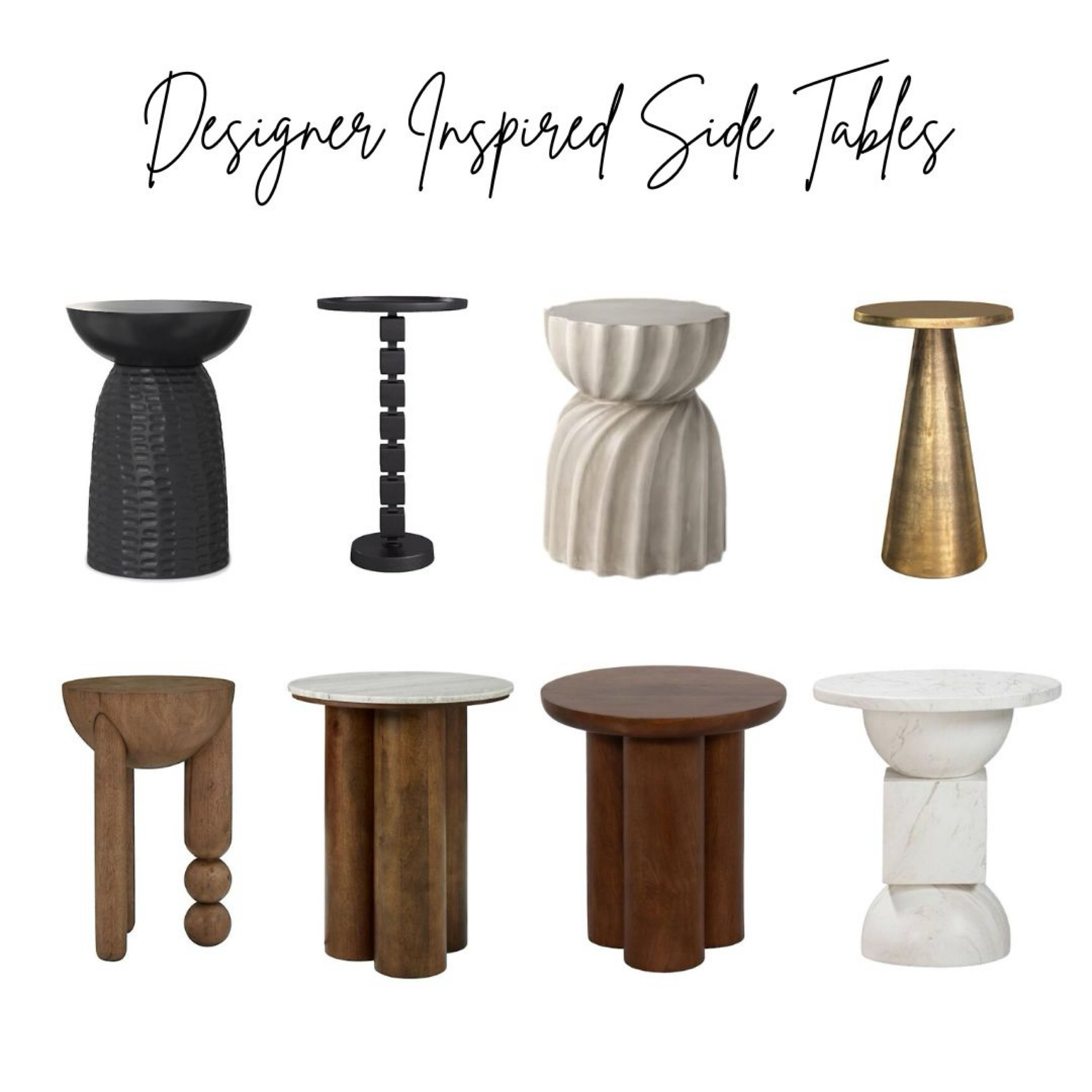Side tables 
Accent tables 

#LTKHome #LTKFindsUnder100 #LTKStyleTip