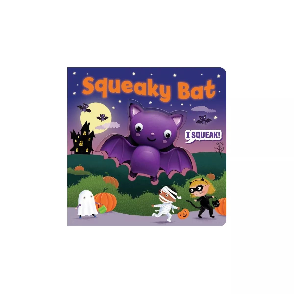 Squeeze & Squeak: Squeaky Bat - by  Maggie Fischer (Board Book) | Target