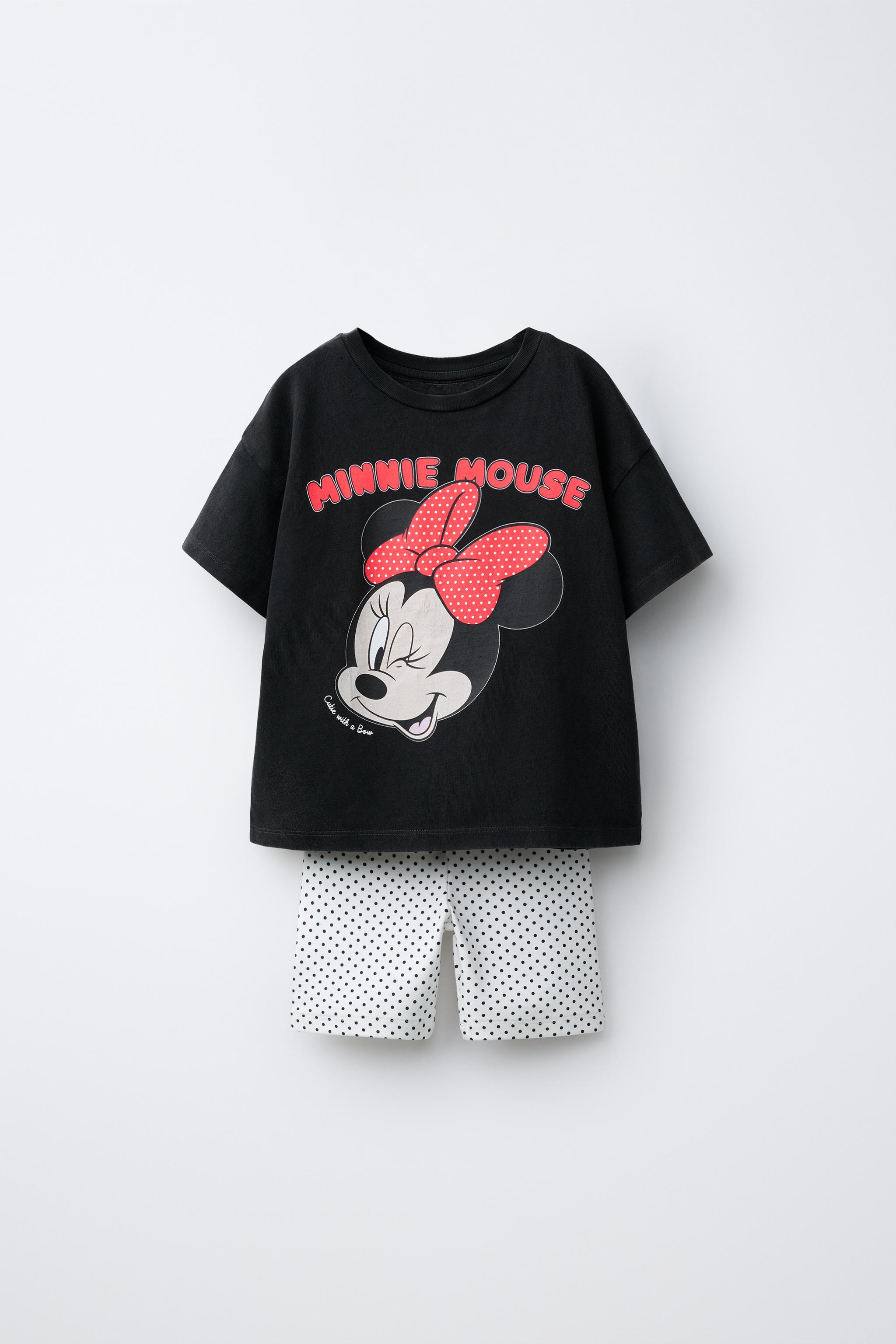 MINNIE MOUSE © DISNEY T-SHIRT AND CYCLING LEGGINGS SET | Zara US