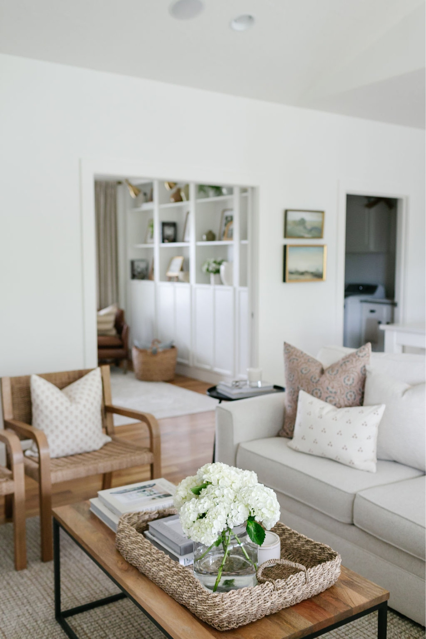 I love adding small decor pieces to my living roomfor summer like fresh flowers in a glass vase, pillow covers in pretty colors, artwork. 

#LTKstyletip #LTKSeasonal #LTKhome