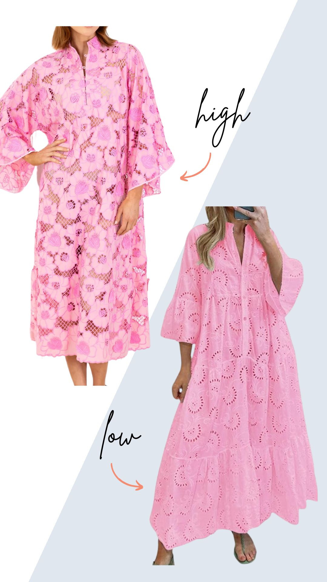 save vs splurge Anthropologie cover up. Spring break cover up. Spring break style. Spring break beach outfit. pink coverup.  

 #LTKFindsUnder50 #LTKSwim #LTKTravel