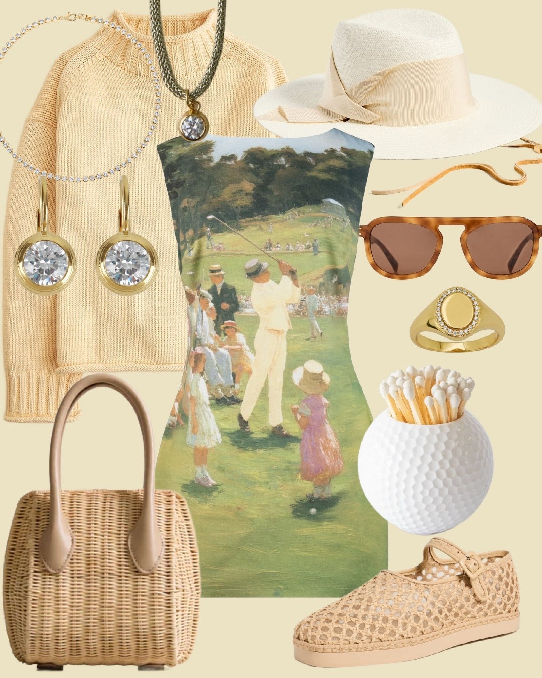 The Masters Outfits! 

The Masters-ready roundup is here 💚⛳️—think classic greens, fresh florals, and effortless pieces you can wear from the course to cocktails. This edit is giving timeless, tailored, and just the right touch of Southern charm. Saving this one for all your spring outings (and yes… everything is SO good for Augusta-inspired dressing 😉).

Shop the look:
• Green printed mini dress (tailored fit & feminine silhouette)
• Blue & green floral midi dress (lightweight + flowy)
• Green striped shirt dress (easy, everyday chic)
• Green & white stripe two-piece set (top + midi skirt)
• White & green embroidered shift dress
• Sleeveless striped blouse (perfect tucked or layered)
• Woven raffia tote bag
• Neutral structured tote
• Straw sun hats (wide brim + classic weave)
• Brown oversized sunglasses
• Gold pendant necklace
• Gold drop earrings
• Woven lace-up flats
• White Adidas sneakers
• White velcro sneakers

Hashtags:
#MastersStyle #MastersOutfits #AugustaStyle #SpringStyle #GrandmillennialStyle #ClassicStyle #SouthernStyle #PreppyStyle #LTKSeasonal #LTKFinds #LTKStyle #LTKUnder100 #SpringOutfits #GolfStyle #ResortWear #EasterStyle #TimelessStyle #FeminineStyle #GreenOutfit #FloralStyle
