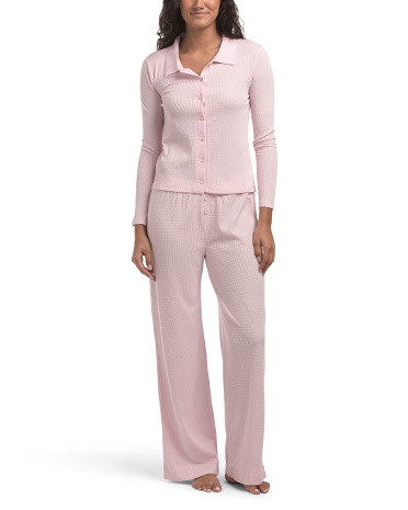 2pc Coffee Club Pajama Set | TJ Maxx