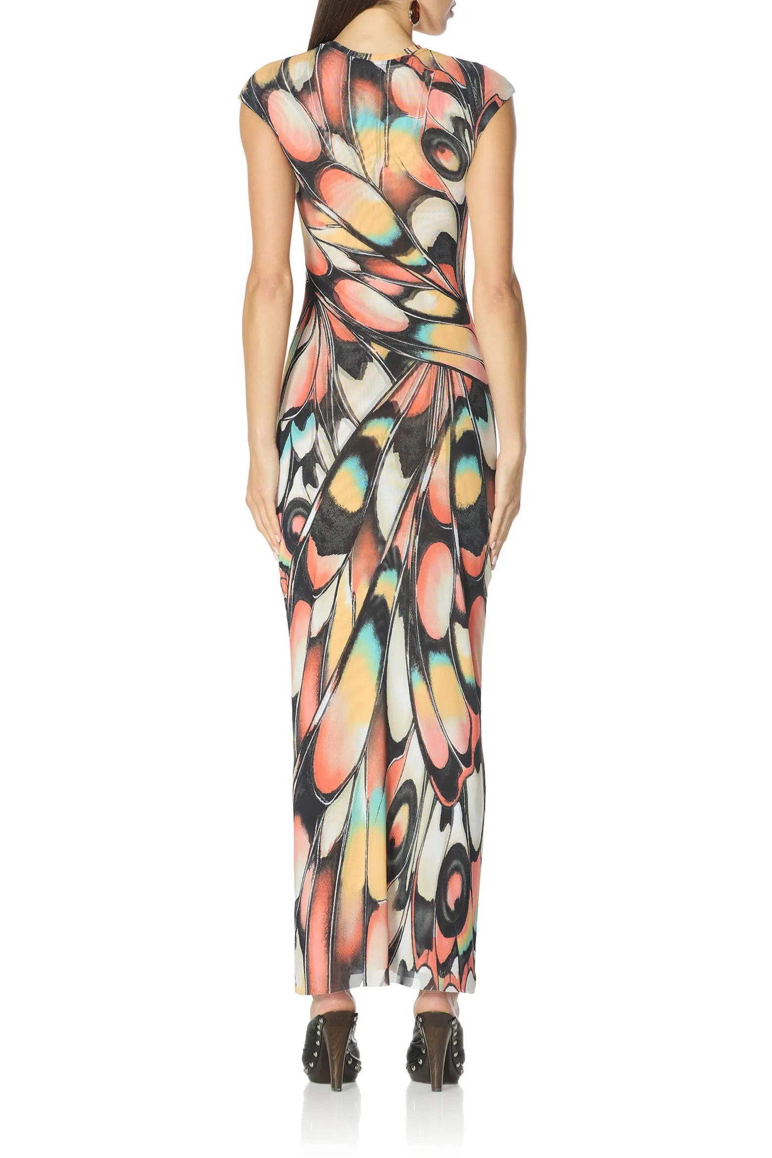 AFRM Mylo Print Mesh Maxi Dress (Women) | Nordstrom | Nordstrom